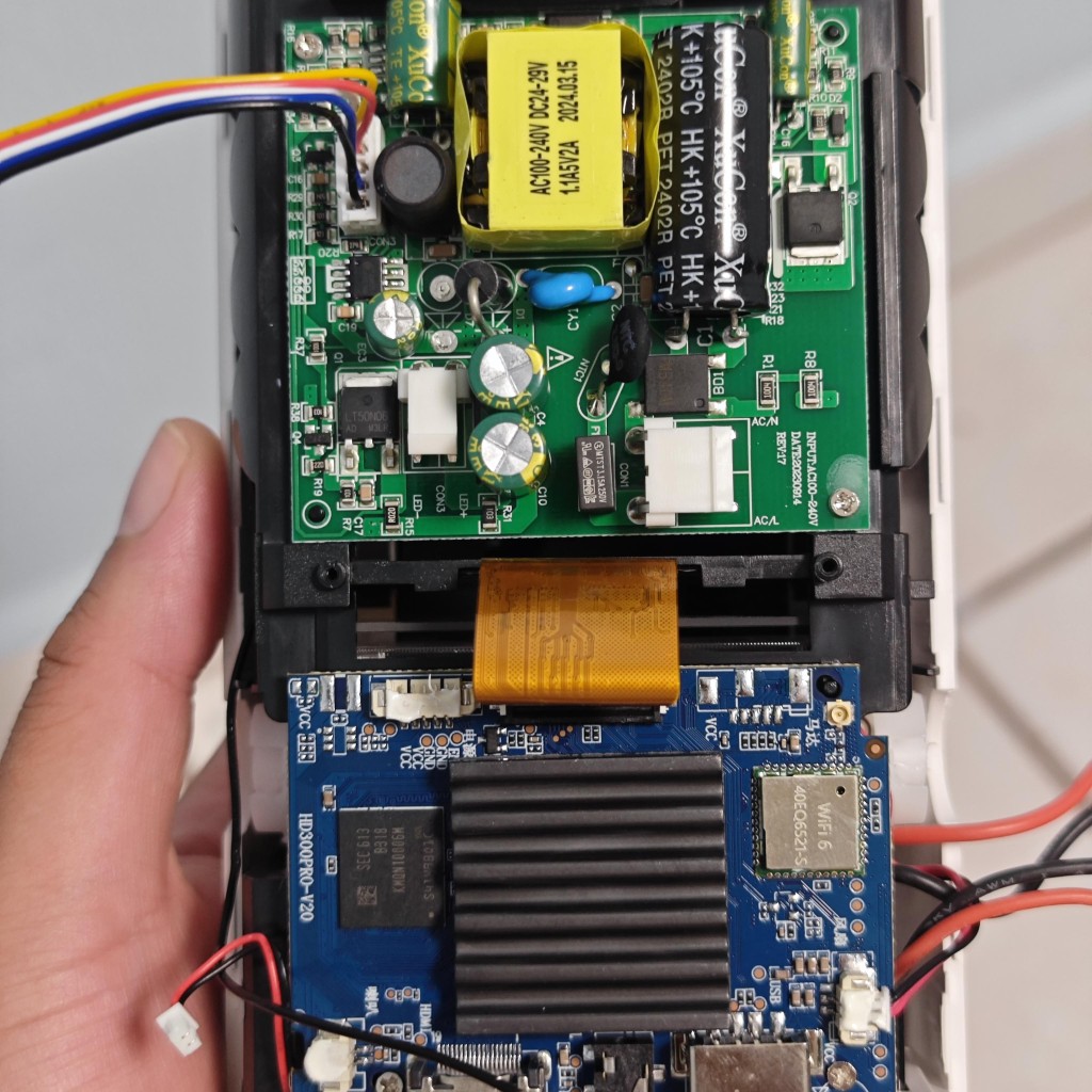 projeksiyon cihazı anakart ve balast kartı tamiri